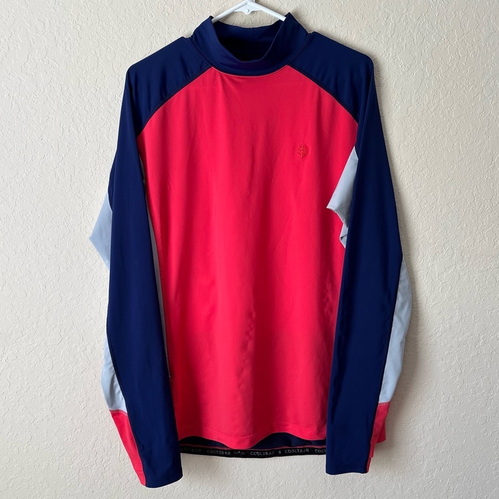 Coolibar | Men's Point Break Rash Guard Size XL UPF 50+ Multicolor